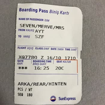 SunExpress Hava Yolları Uçak İçerisindeki Yönetimden Kaynaklı Mağduriyet