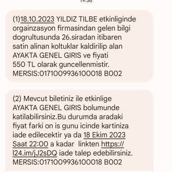 Biletix Konser Bileti Sormadan Koltuk İptal Etti