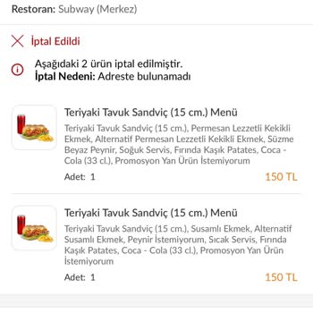 Trendyol Yemek Sipariş Ettiğim Yemeği Teslim Almadım