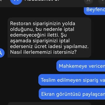 Getir Ve Pizza Hut Siparişin Sorunu