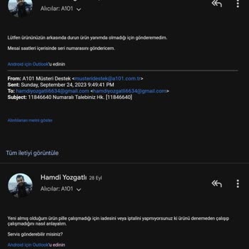 A101 Den Aldığım Dijital Saat