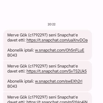 Bilgim Dışında Snapchat Uygulamasında Numaramın Kullanılması!