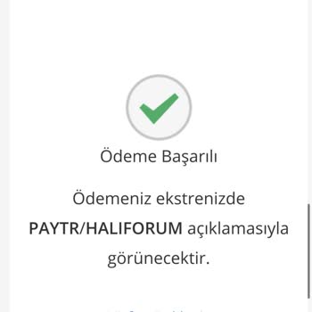 Haliforum.com Parası Ödenen Ürün Teslim Edilmedi