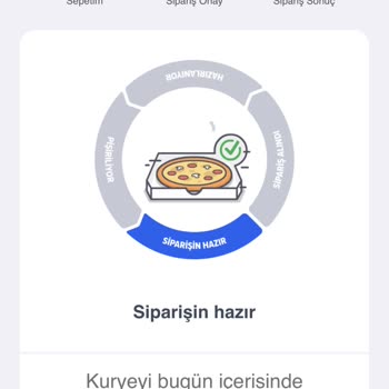 Domino's Pizza Sipariş Sonucu Sayfası
