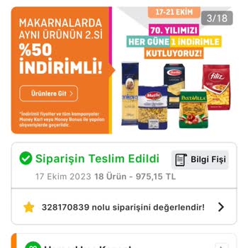 Migros Sanal Market Alışverişi