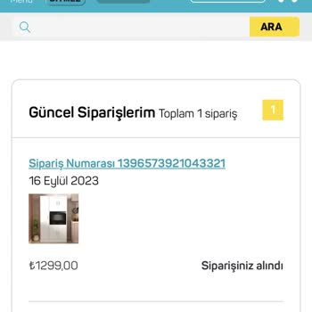 A101 Parası Ödenen Ama Gönderilmeyen Ürün