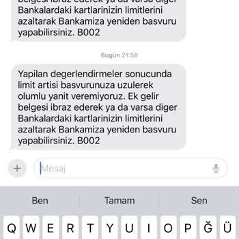 İş Bankası Kredi Kartı Limit Artışı