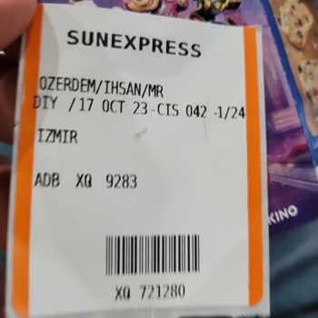 SunExpress Hava Yolları Alınan Fazla Bagaj Bedeli