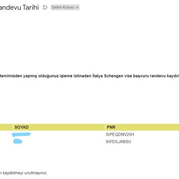 iData Sistem Hatası Nedeniyle Randevu Oluşturamama