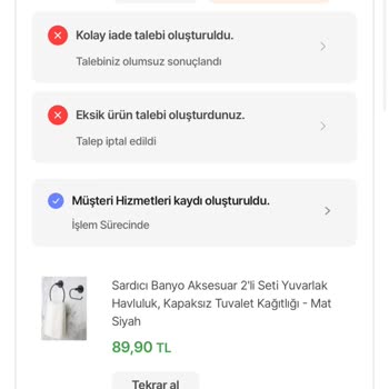 Hepsiburada Ve Sardıcı Ürünü Göndermiyor.