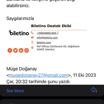 Biletino İade Talebimin İşleme Alınmaması