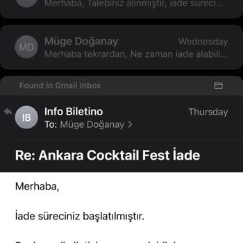 Biletino İade Talebimin İşleme Alınmaması