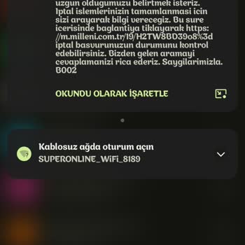 Millenicom Kendi Kendine Arıza Kapatıyor İnternet Veremiyor