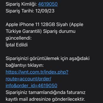 Wnt.com.tr İade İşlemi