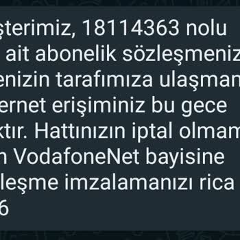 Vodafone Net Abonelik Sözleşmesi, Kimlik Bilgileri