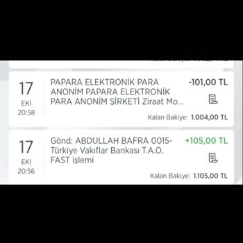 Papara Hesabı Açtılar Benim Ve Arkadaşımın Adına Yardım Edin