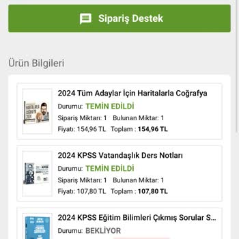 Kitapyurdu Sipariş Süreci