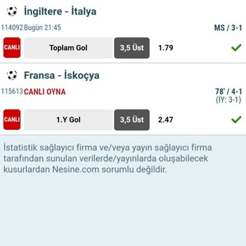 Nesine Kazancıma Kesik Atıldı Kuponumda Ki Bahislerden Birini Saymadılar