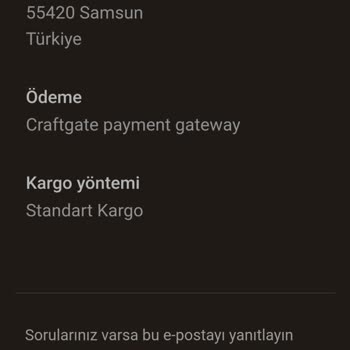 Kakazzytr Shopify Mağazasından Sipariş Sorunu