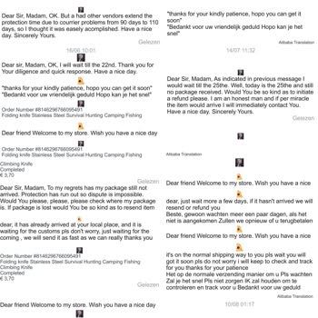 Household Tools Store at Aliexpress Doesn't Want To Refund Lost Item in Transit