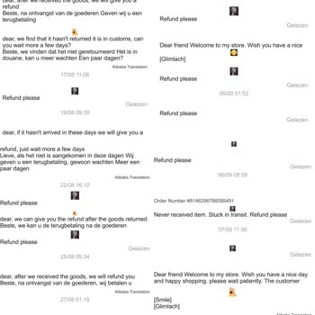 Household Tools Store at Aliexpress Doesn't Want To Refund Lost Item in Transit