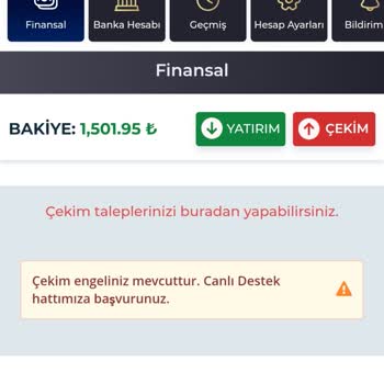 Kralbet Çekim Engeli Yemiş Bulunmaktayım