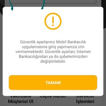 VakıfBank İnternet Bankacılığına Erişim Problemi