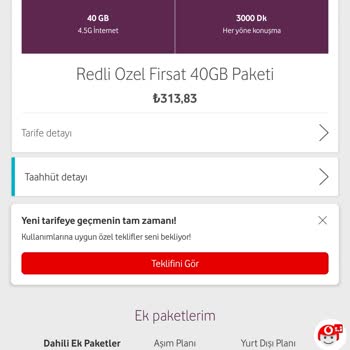 Vodafone'dan 300 TL Anlaştığım Faturam 1000 TL