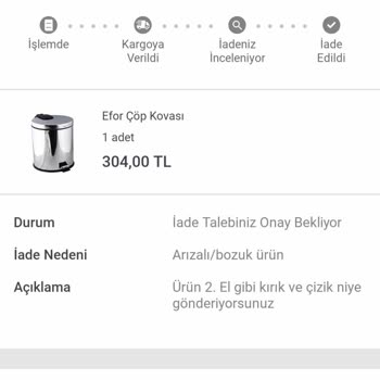 Koçtaş Hasarlı Ürün Maalesef