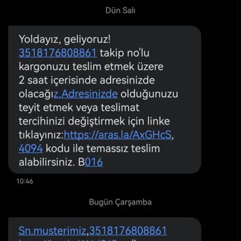Aras Kargo Çankırı Şubesi Şikayet