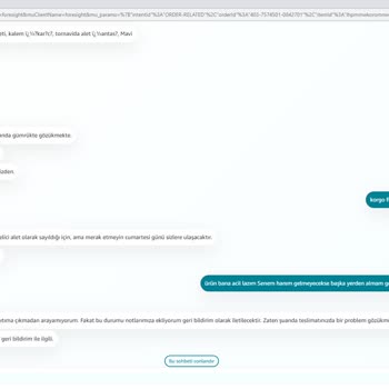 Amazon Yurt Dışı Sipariş Pişmanlığı