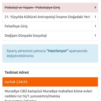 BKM Kitap Siparişimi Göndermiyor
