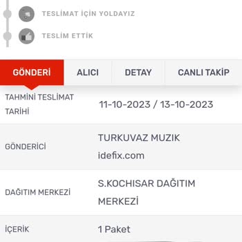 Kargomsende Firmasının Kargoyu Teslim Edememesi