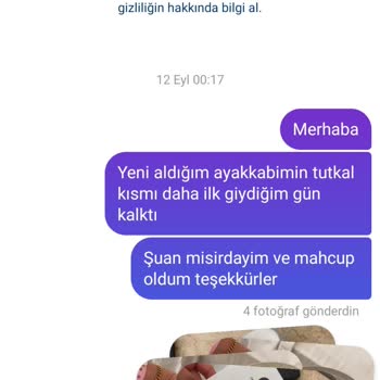 Olivo Shoes Ayakkabı İle İlgili Sorun