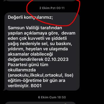 Atakum Belediyesi İstenmeyen Mesajlar Atmayı Bırakmıyor.