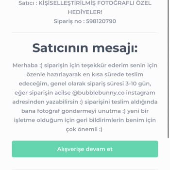 Shopier Bubblebunny.co Paramı Aldığı Halde Ürünümü Göndermiyor