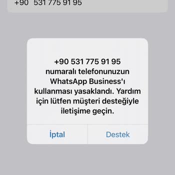 WhatsApp WP Business Kullanmam Yasaklandı