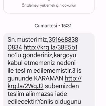 Karaman Aras Kargo Kurye Sorunu