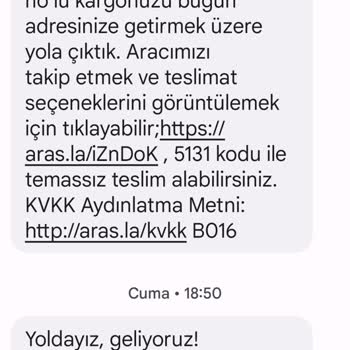 Karaman Aras Kargo Kurye Sorunu