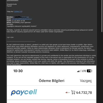 Turkcell Paycell Pişmanlıktır Bezdim Artık!