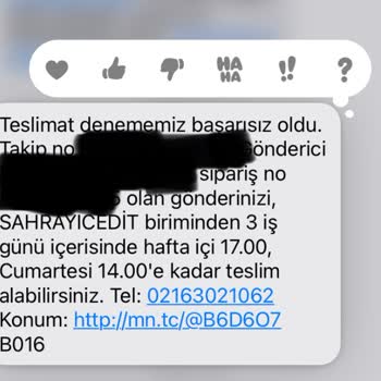 MNG Kargo SMS İle Şubeye Çağırma Sorunu