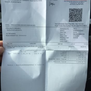 Vatan Bilgisayar Ürün İadesi Hk