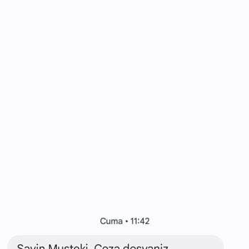 UYAP Asılsız Mesaj Olduğunu Düşünüyorum!