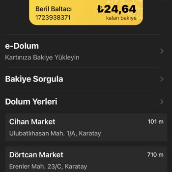 Konya Büyükşehir Belediyesi Konya ElKart'ımdan Bir Günde 100 TL Eksilme Oldu!
