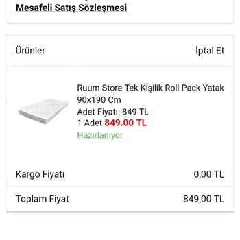 A101 Uygulama Üstünden Verilen Sipariş Geciktirmesi