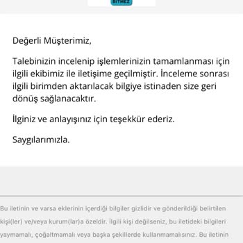 A101 Sipariş İptali Ücretimin Geri İadesi