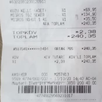 Migros Kasa Raf Fiyatı Farklı