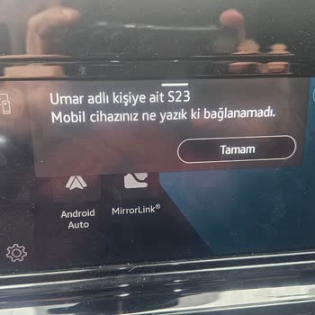 Samsung Telefon S23 İle Android Auto Çalışmıyor