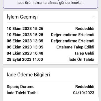 N11 Deneme Gerektiren Ürünü Denemek İçin Açtığımdan İade Kabul Etmiyor