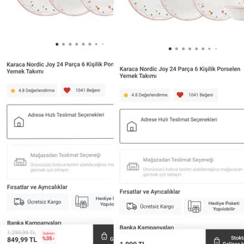 Karaca Züccaciye Karaca Haksız Fiyat Artışı